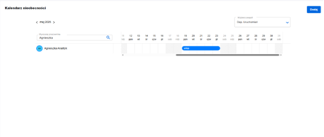 Wyszukiwanie pracownika