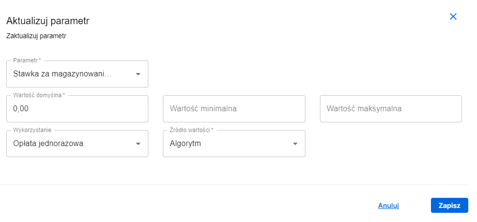 add vap form parameters store amount